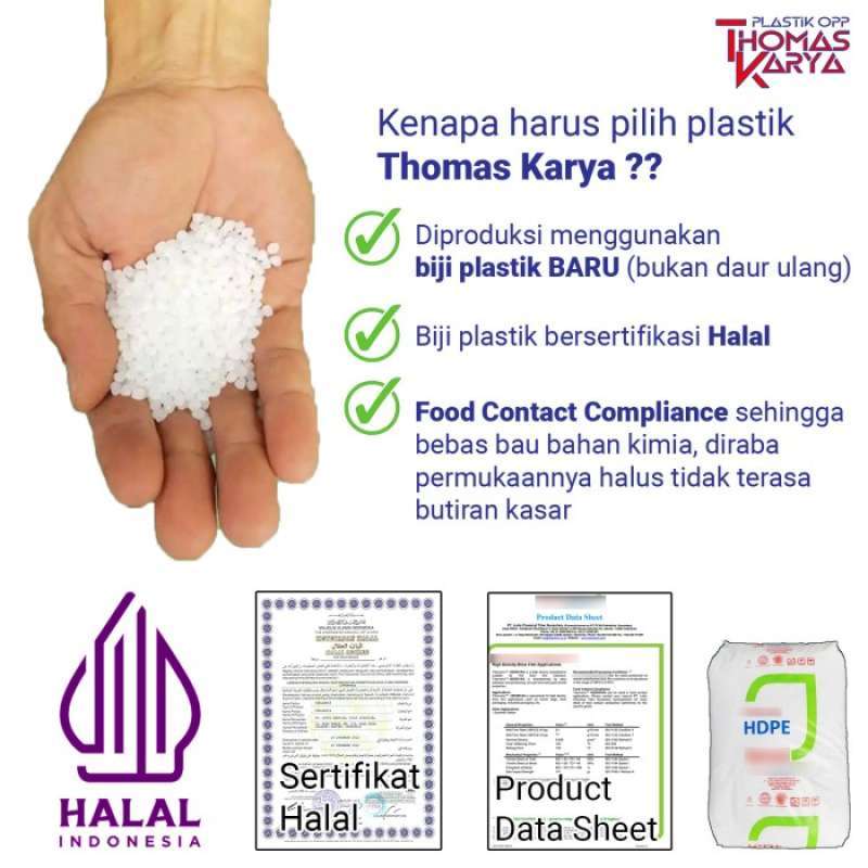 Opp Roti Polos Jual 28x39.5 Plastik Opp Tebal (polos /tanpa Lem) Plastik Roti Tawar ...
