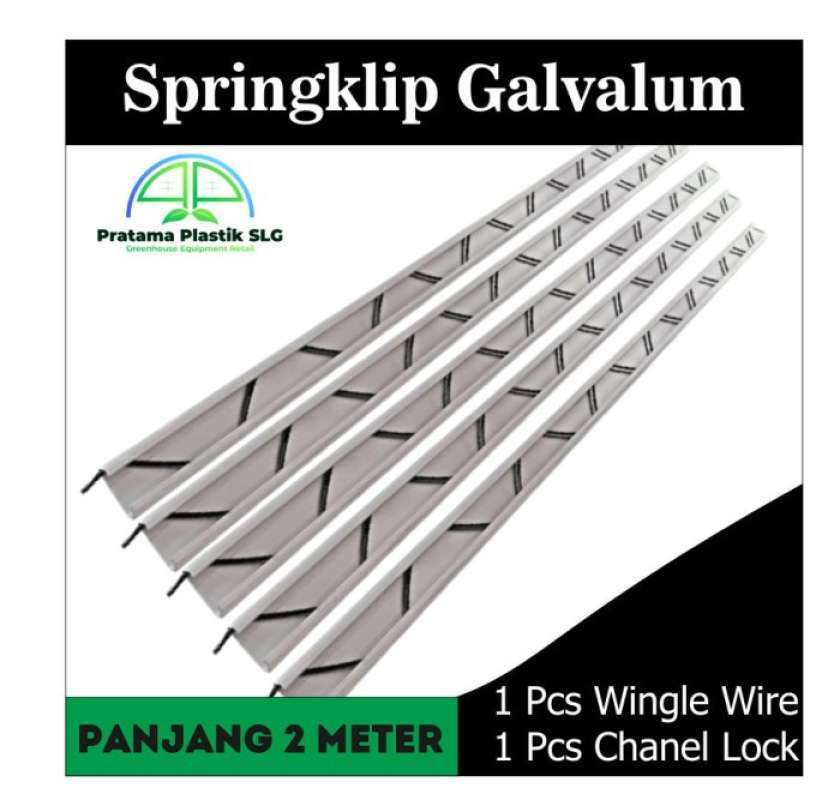 Jual Springklip ( Penjepit Plastik Uv ) Penjepit Galvalum + Kawat Di ...