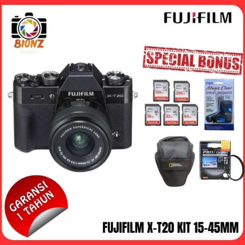 Promo Fujifilm X-t20 Kit 15-45mm / Fujifilm Xt20 Kit 15-45mm Diskon 23% ...