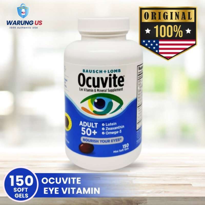 Promo Ocuvite Eye Vitamin&amp;mineral Suplement 150softgels (import Usa ...