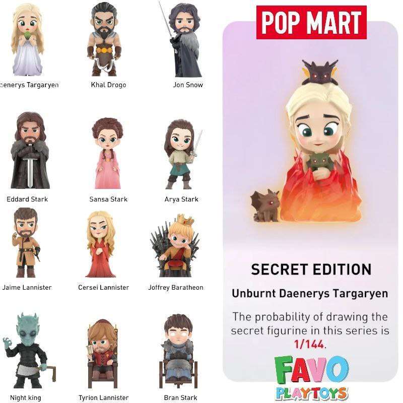 Others Pop Mart Game Of Thrones Series Blind Box Figure POP MART