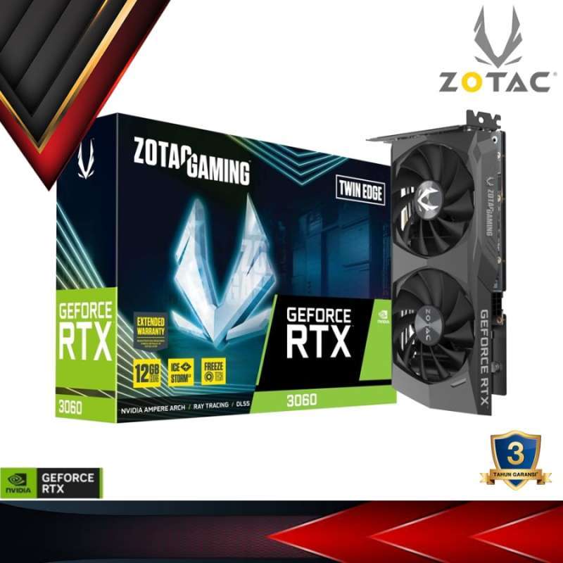Zotac Nvidia Geforce 12gb VGA ZOTAC GAMING GeForce RTX 3060 Twin