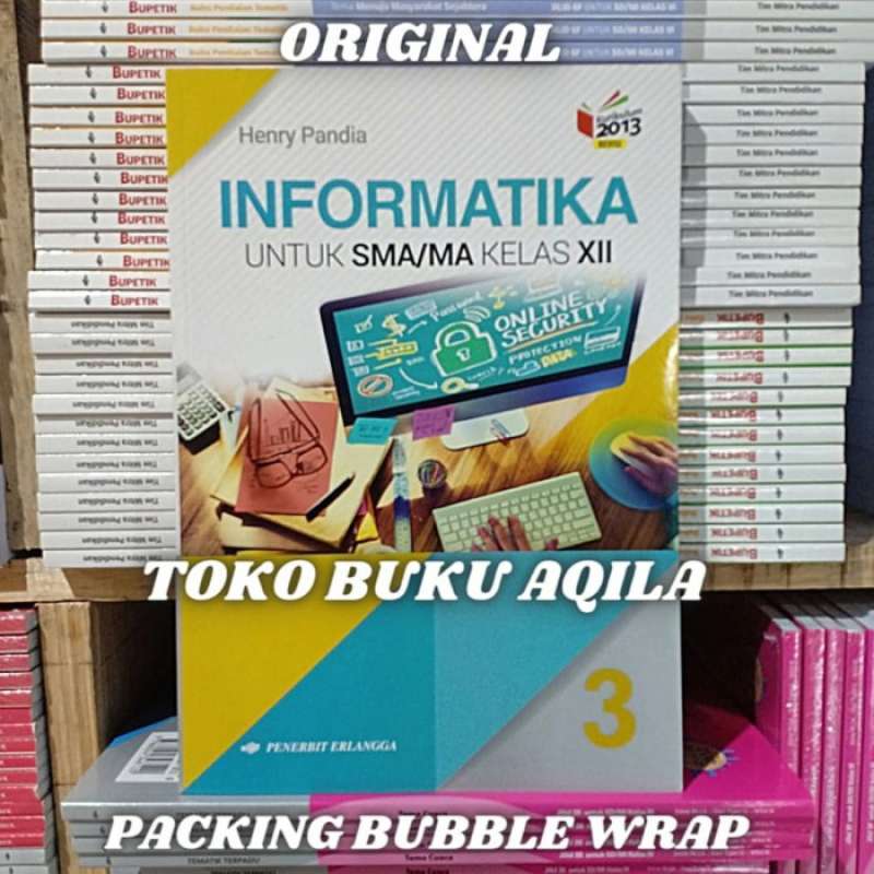Promo Buku Informatika Kelas 3 / Xll 12 Sma K13 Revisi Erlangga Diskon ...
