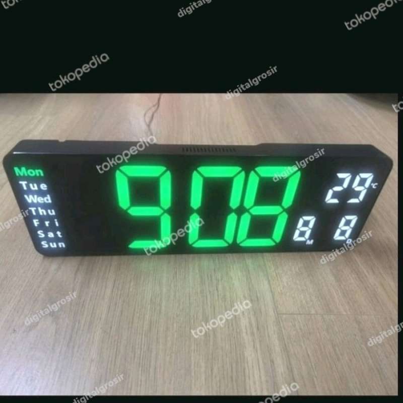 Promo Jam Digital Led Clock Countup Countdown Timer Ukuran 32 Cm X 10 ...