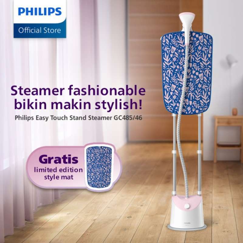 Promo Philips Stand Steamer Gc485/40 - Pastel Pink - Regular Setrika ...
