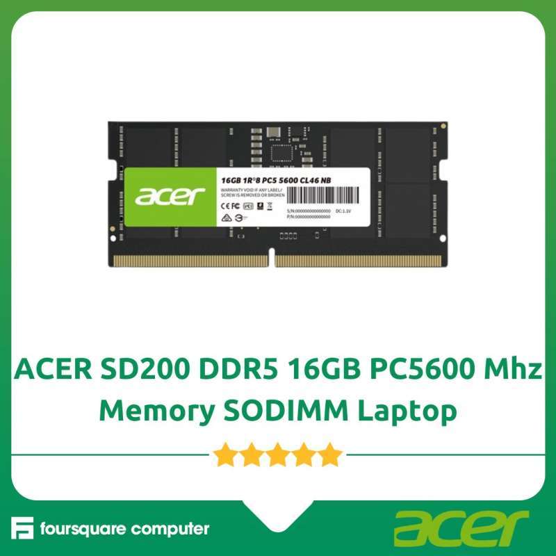 Jual Sodimm Acer Ddr5 16gb Pc 5600 Mhz Memory RAM Laptop Di Seller