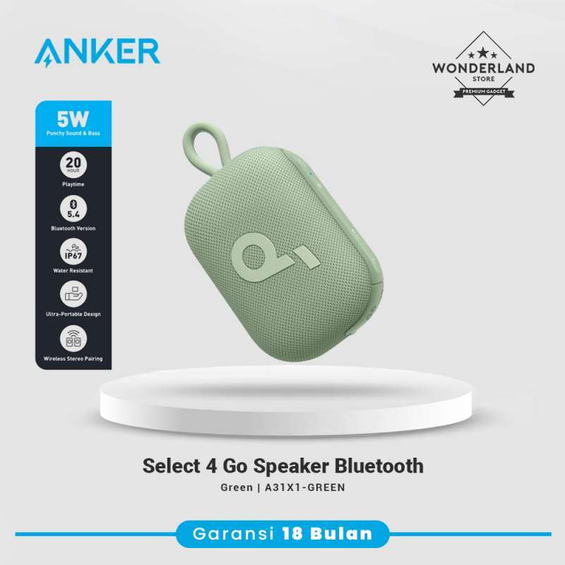 Anker Soundcore Select Go Select4Go Bluetooth Speaker, Ultra Portable,  Up to 20 Hours of Playtime, IP67 Waterproof and Dustproof