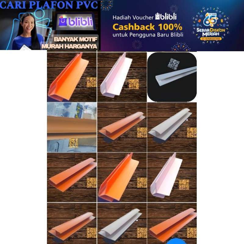 Jual List Plafond Pvc 💯 Harga Murah & Kualitas Terbaik Februari 2026