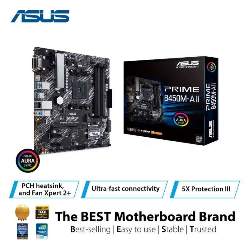 Motherboard ASUS PRIME B450M-A II M-Atx Socket AM4