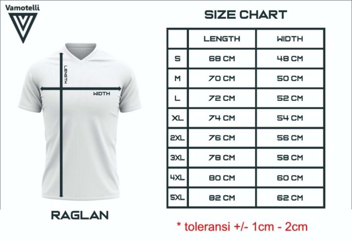 BIG SIZE Kaos Polos Raglan Dry-fit Drifit Olahraga Sport jersey #2 By  Vamotelli