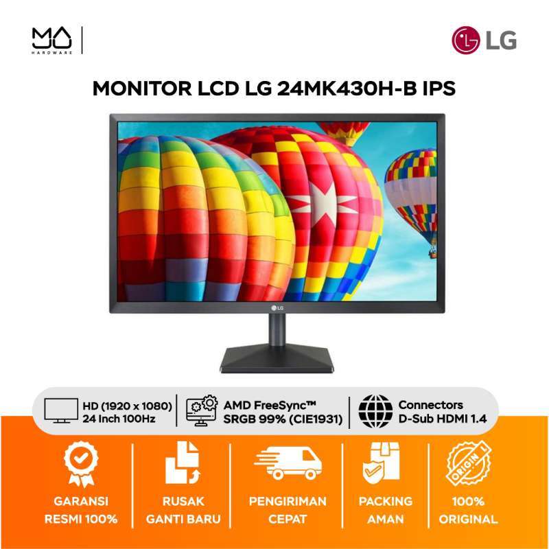 Jual Monitor Lg Ips Mnt 24 24mk430 With 75hz Refresh Rate Amd