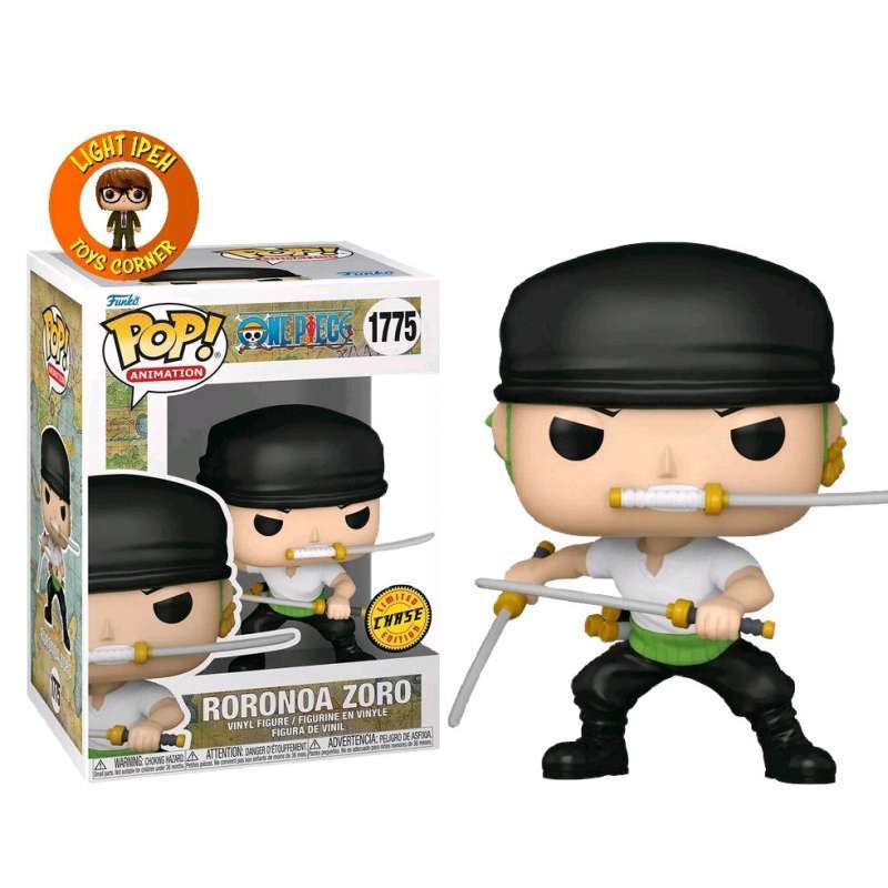 Funko Pop Original Exclusive Limited Chase Animation One Piece Roronoa  Zoro with Sword