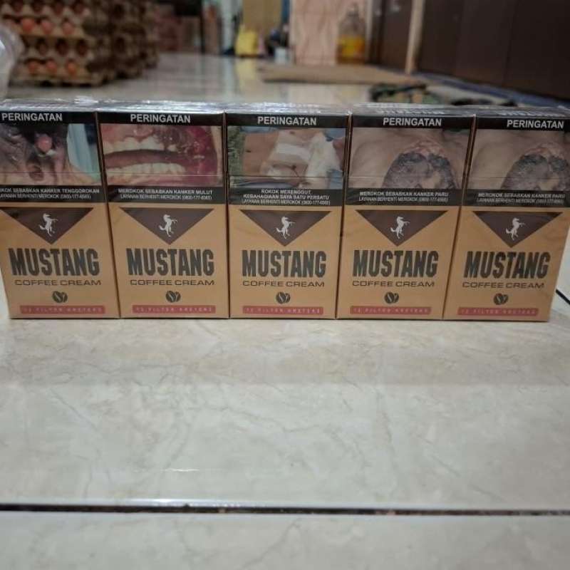 Jual Rokok Mustang Coffee Cream Filter Kretek 1 Slop Di Seller Galileo ...