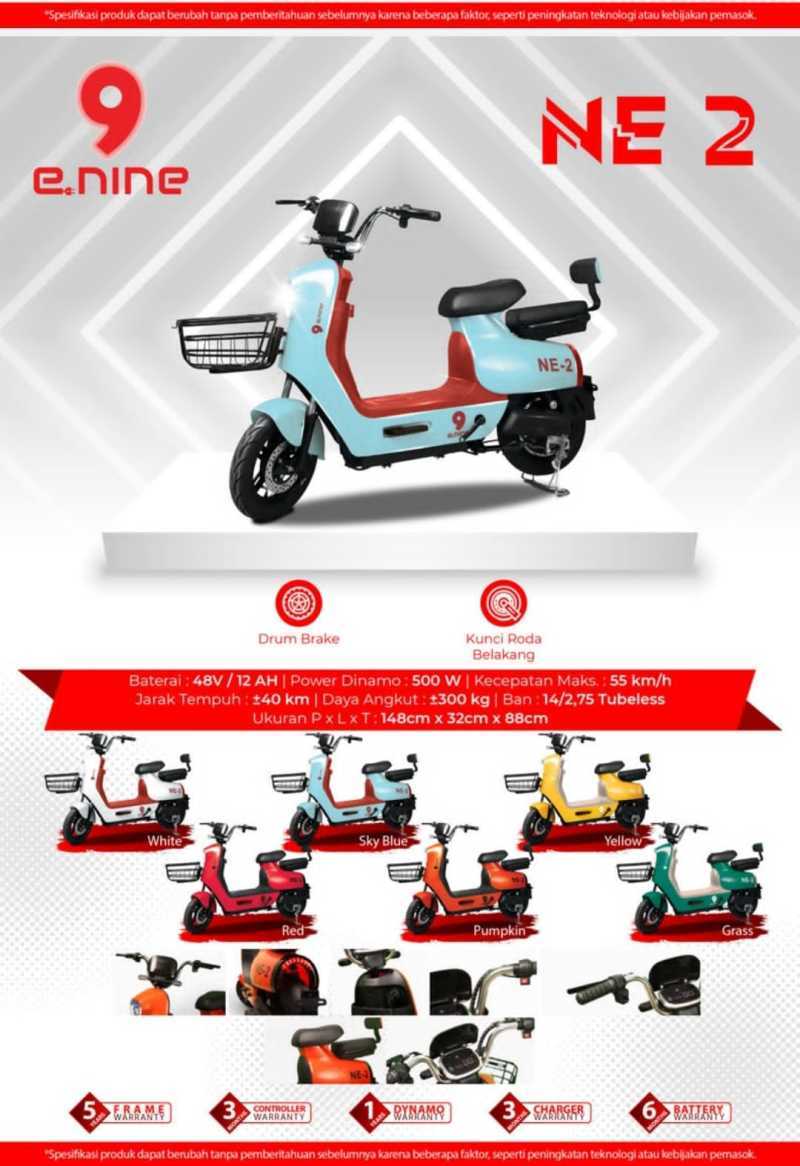 Sepeda Listrik E-Nine NE E-Bike 500 Watt