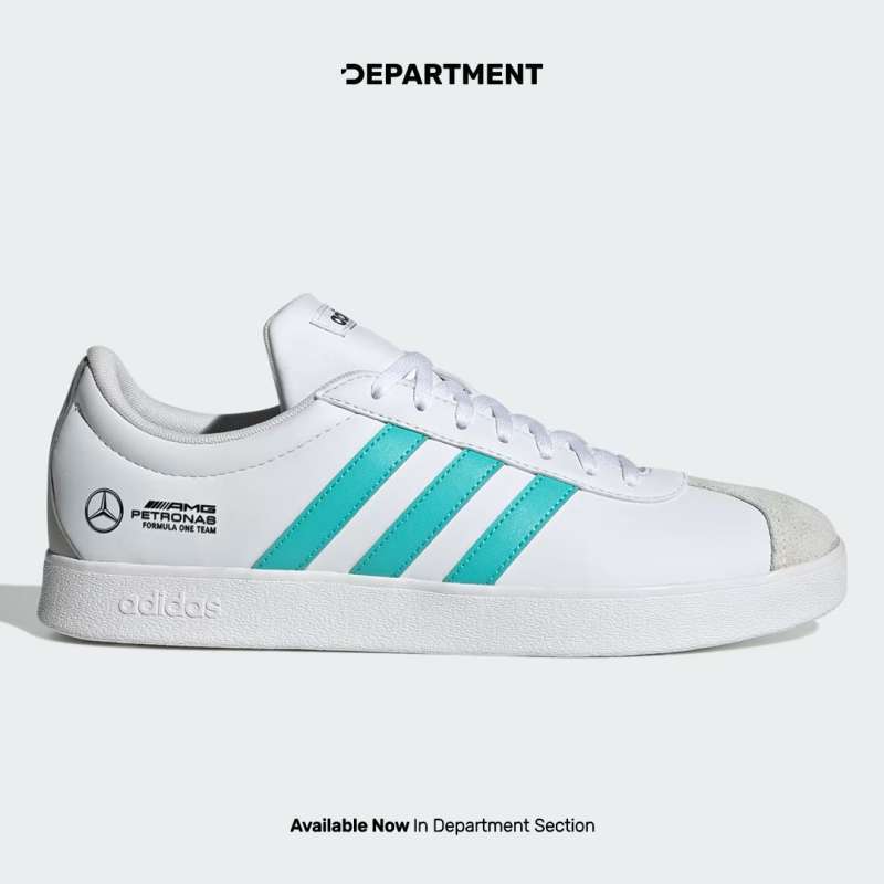 Sepatu Skate ADIDAS VL COURT X MERCEDES AMG PETRONAS FORMULA ONE TEAM  JR1069 ORIGINAL