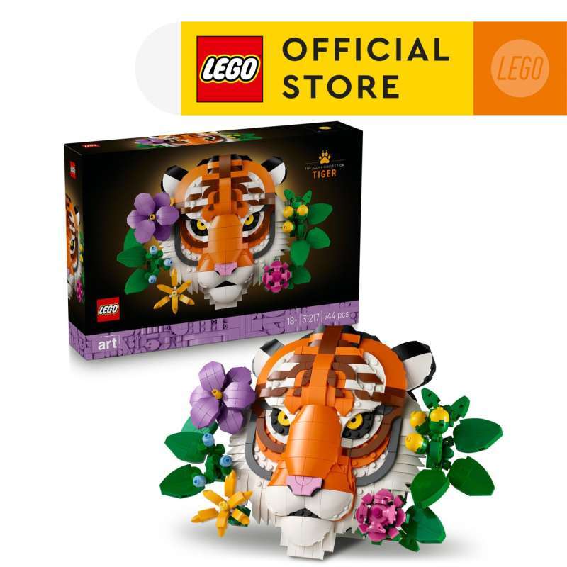 Promo LEGO Art 31217 The Fauna Collection - Tiger (744 Pieces ...