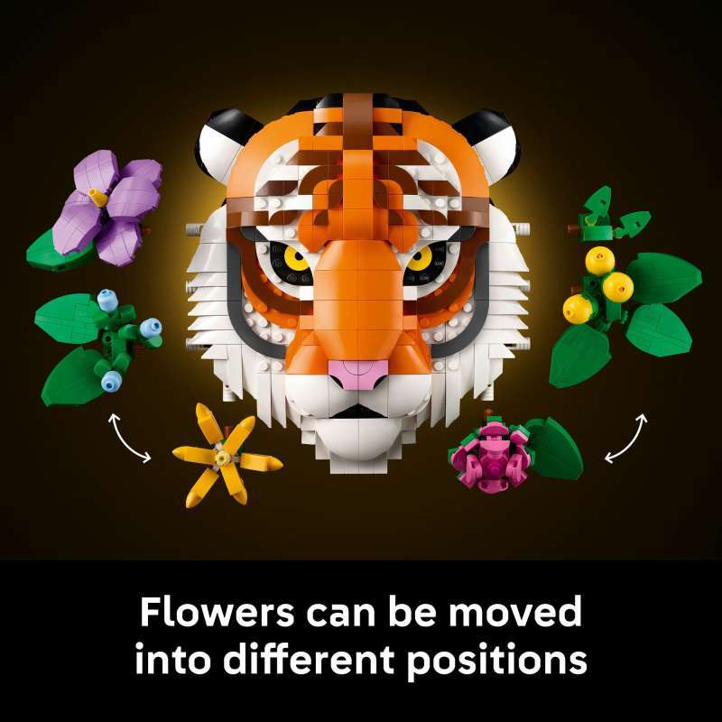 Promo LEGO Art 31217 The Fauna Collection - Tiger (744 Pieces ...