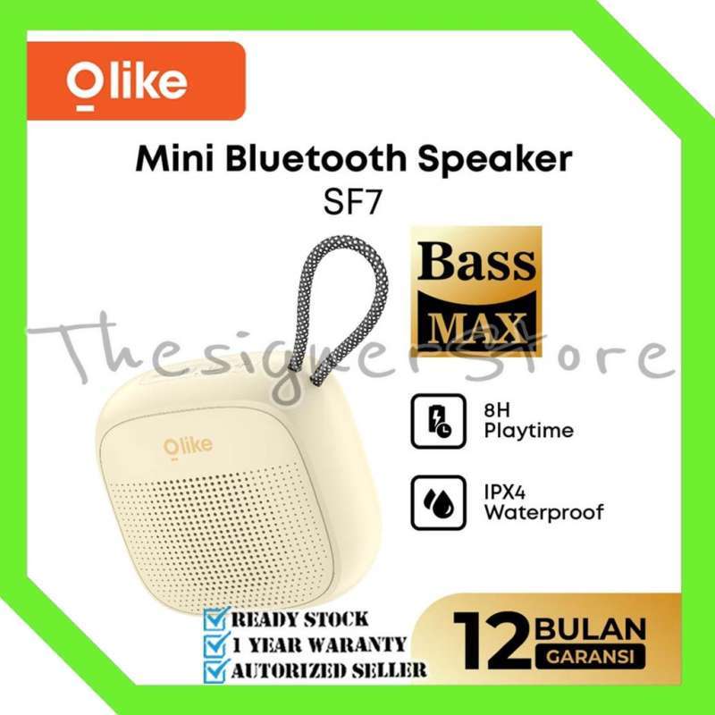 OLIKE SF7 Speaker Bluetooth Mini Wireless Bass Max Jam Playing Time  Portable HiFi Sound Stereo