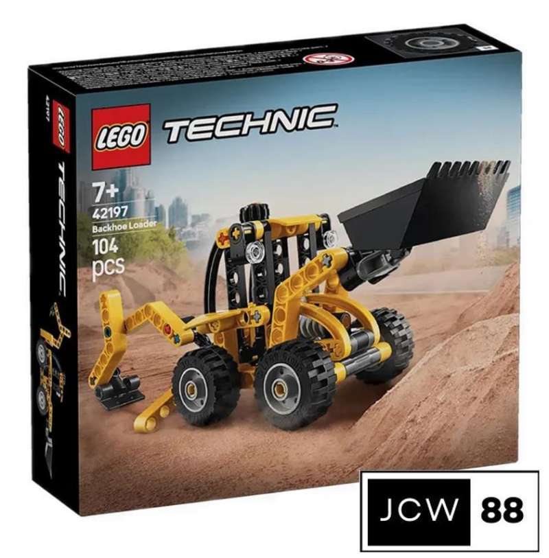 Promo LEGO Technic 42197 Backhoe Loader Mainan Anak Tractor Alat