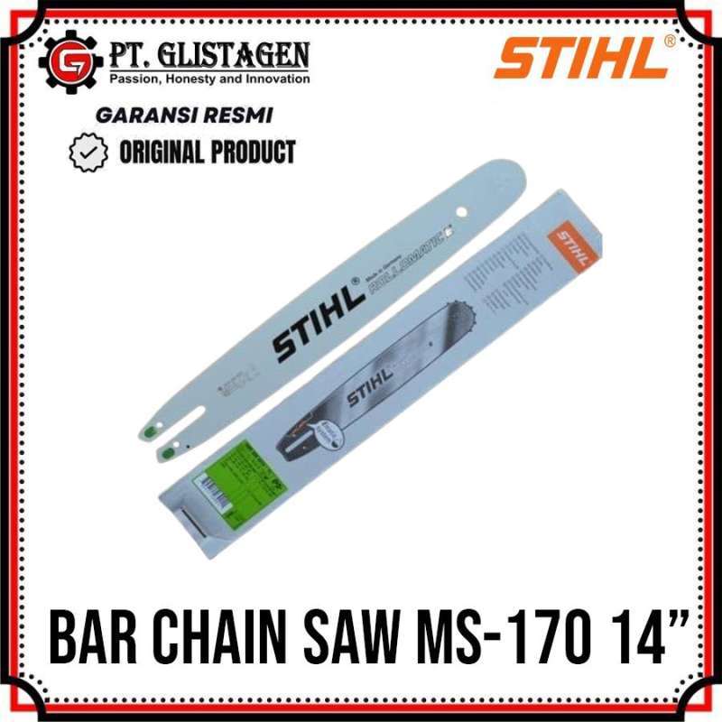 Sthil Bar Chainsaw 14 Inch MS170 Guide Bar Chain Saw Pisau ChainSaw 14