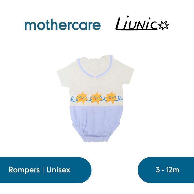 Mothercare Liunic Baby Romper Set Terusan Bayi Unisex (Multi)
