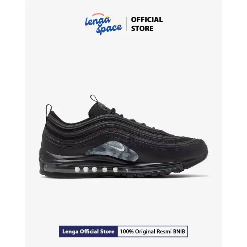 Sepatu Sneakers Nike Air Max 97 GS Black Anthracite Women's (921522-011)  ORIGINAL