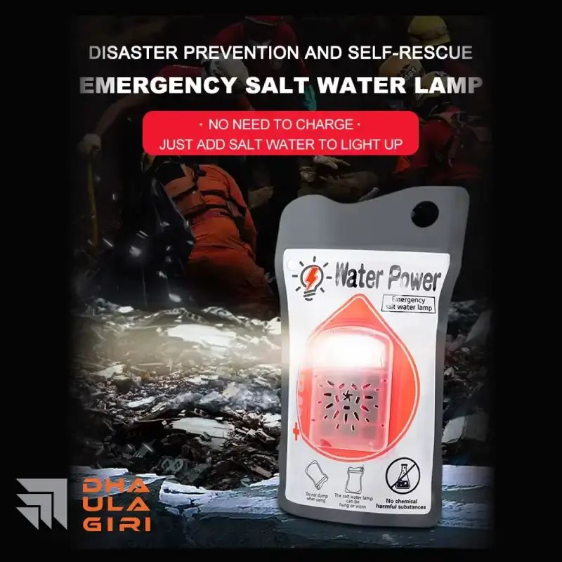 Jual Emergency Salt Water Lamp – Lampu Darurat Tanpa Baterai Dan Tanpa ...