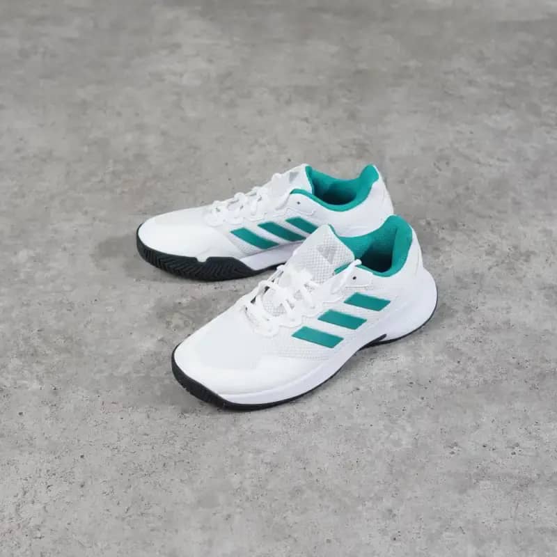 Sepatu ADIDAS GAME COURT GREEN WHITE TENNIS PADEL SNEAKER 100% ORIGINAL