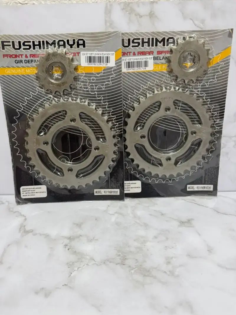 Jual Gear Set Fushimaya Depan Belakang Vega R New 35t/15t Gear Gigi ...