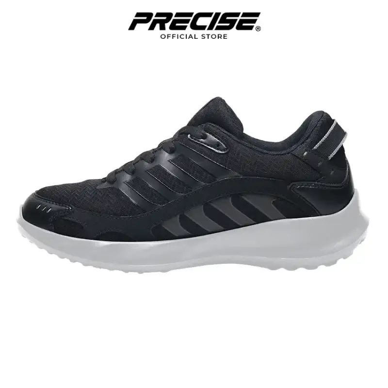 Promo Precise Kyoku Lc W Sepatu Sneakers Sekolah Hitam - Black/white ...