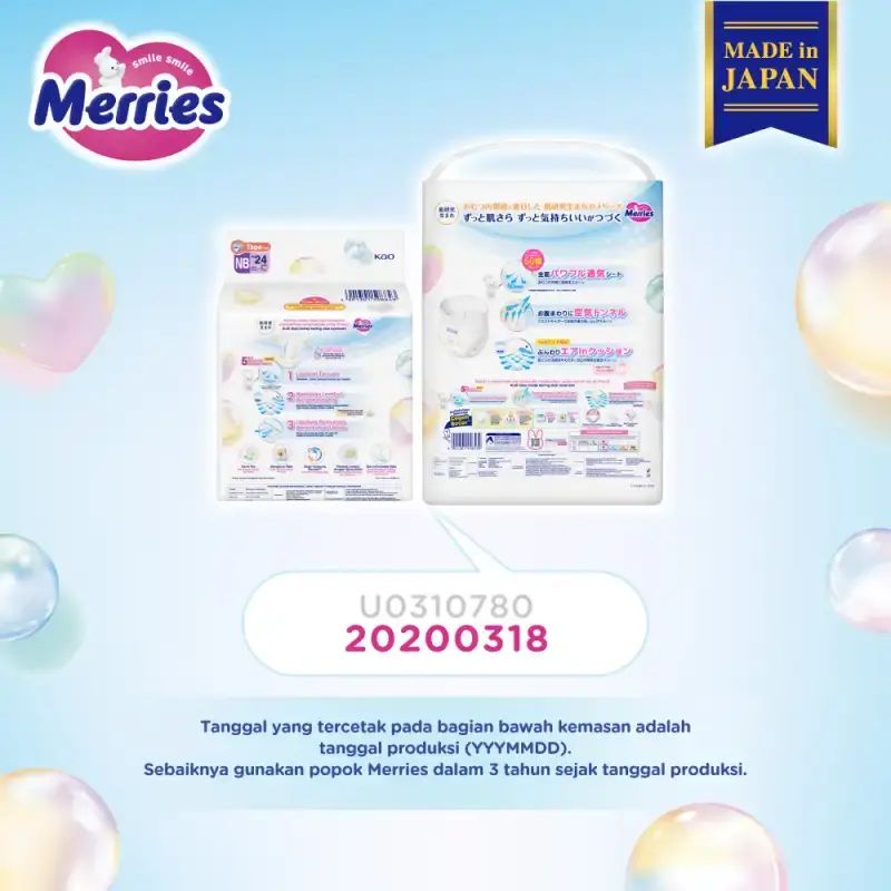 Promo Merries Premium Popok Bayi Celana Xl (12-22)kg Isi 38 Pcs Free ...