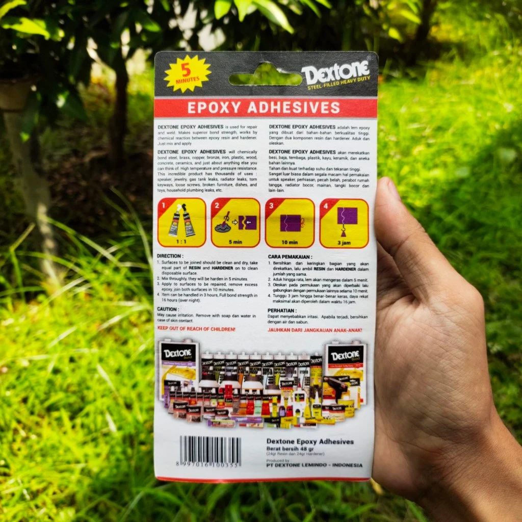 Kimi Expoxy Jual Lem Dextone 5m / Lem Dextone Plastic Steel Expoxy / Lem Besi 5 ...