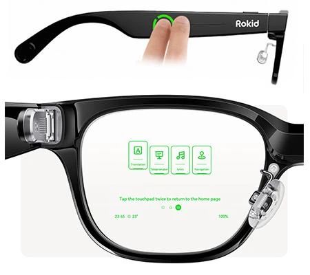 Rodik Camera Jual Rokid Glasses Black Kacamata Kamera Pintar 2k Layar Lcd Transparan ...