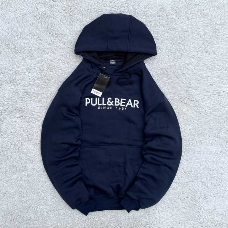 Hoodie pull and bear hitam shop