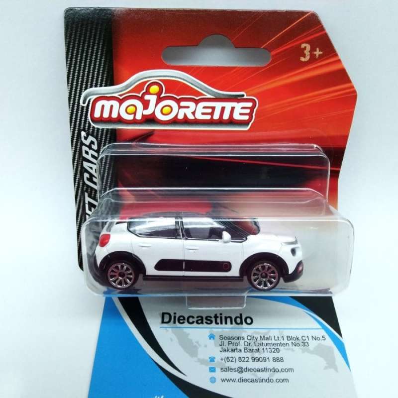 Voiture Miniature Majorette - Citroën C3 2001 Bleu Métallisé - Échelle 1:58 - Roues 5U - Neuf Sans Boîte