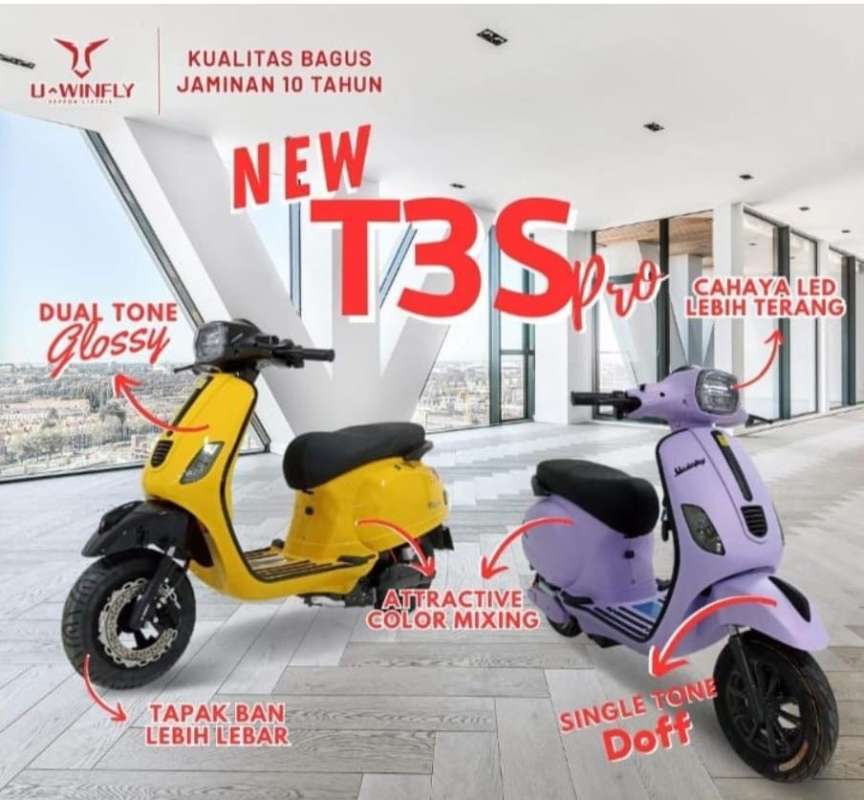 Jual Motor Listrik Uwinfly T3s Pro Di Seller Meteor E-bike Store - Jl