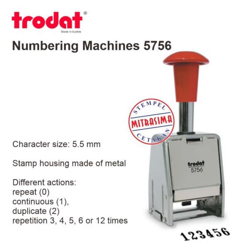 Stempel Numbering 🔥 Harga Terbaru Maret 2026