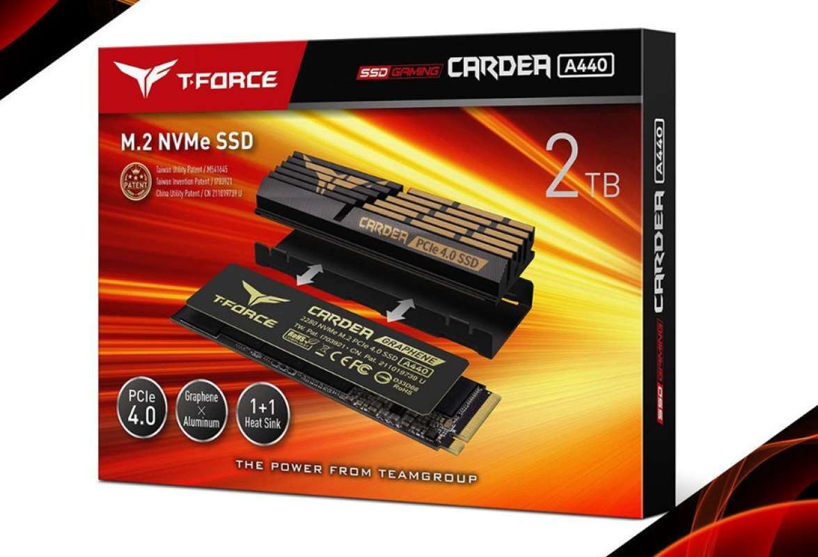 Jual team group ssd m 2 nvme 2tb t force cardea a440 gen 4x4 di seller
