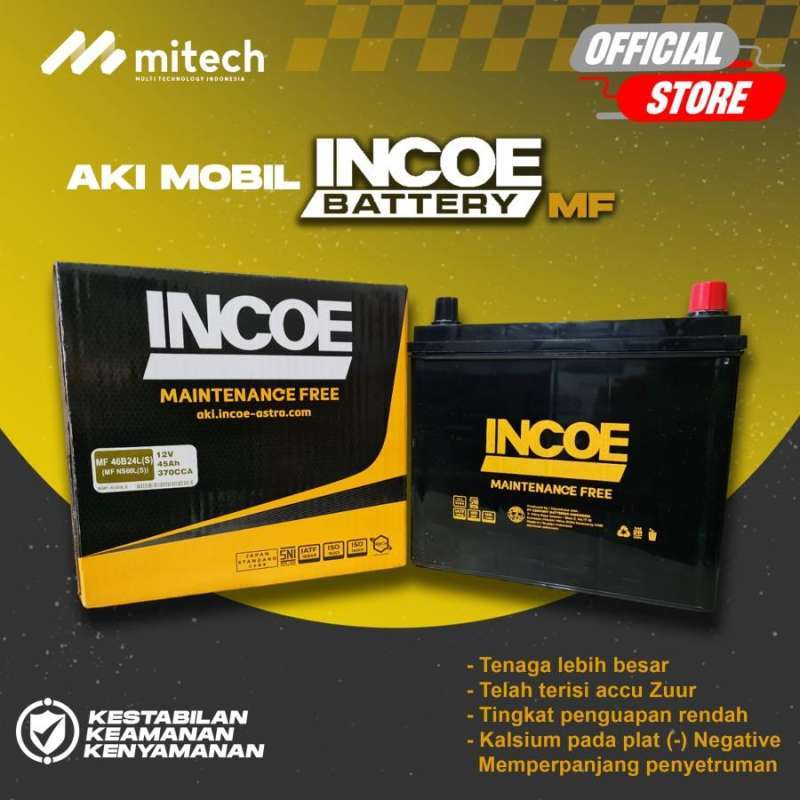 Jual Aki Mobil Honda Odissey Incoe Mf Astra Ns60ls Aki Kering 12v / 45