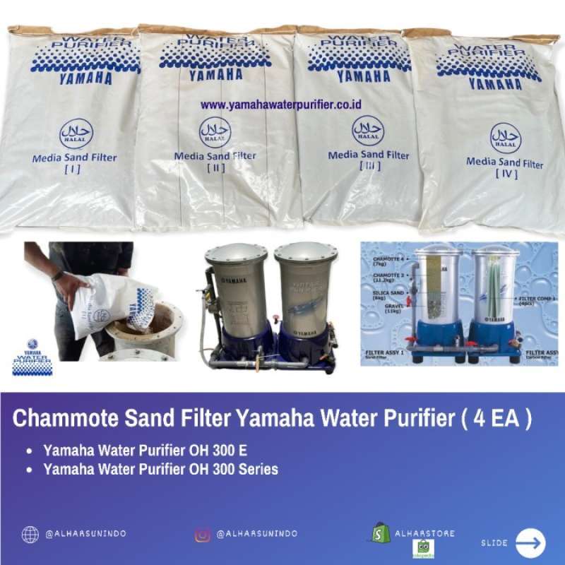 Promo Media Sand Filter Yamaha Water Purifier Pasir Filter Air Yamaha