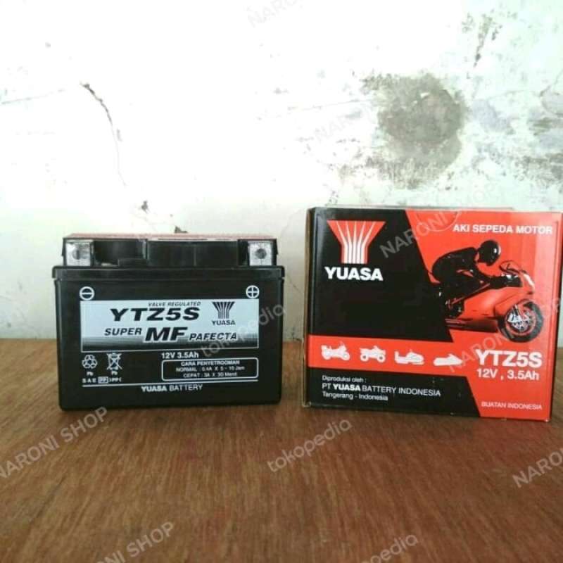 Promo AKI MOTOR YUASA YTZ5S AKI KERING YUASA YTZ5S Diskon 23% di Seller