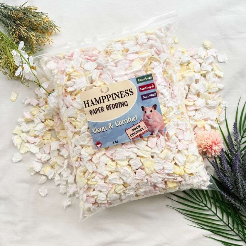 Jual Paper Bedding by Hamppiness/alas kandang Hamster 1000 gram di