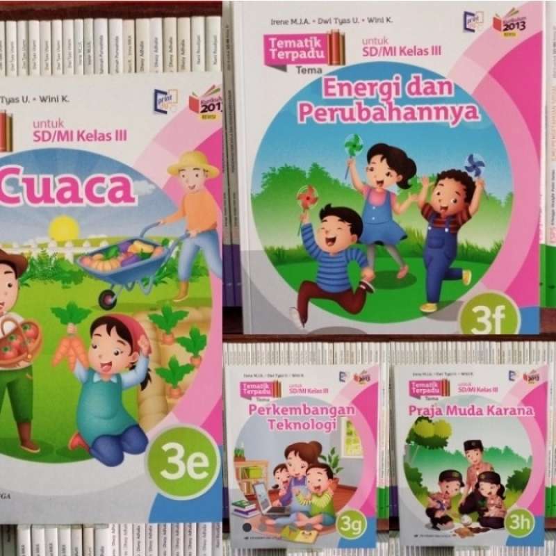 Jual Buku Paket Tematik Terpadu Untuk Sd/mi Kelas 3 Semester 2 K13 ...
