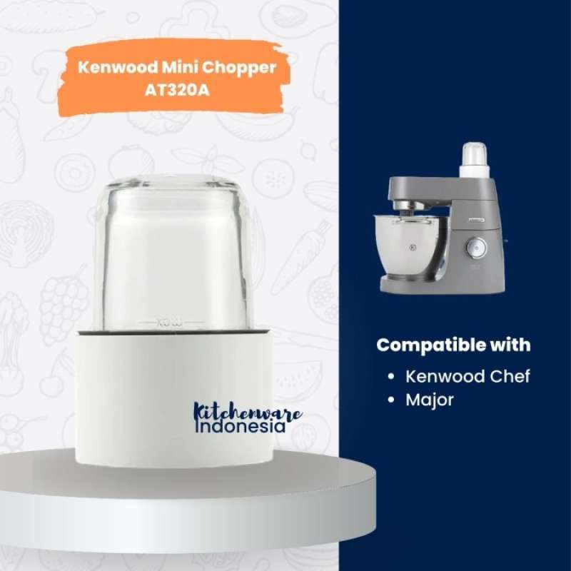 Promo Kenwood At320a Mini Chopper / Mill Chef Attachment Isi 4 Jar ...
