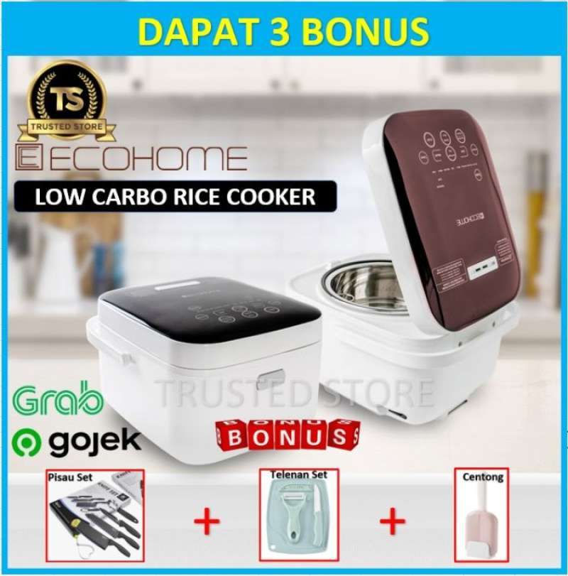 Promo Ecohome Rice Cooker Low Carb Rendah Gula Ricecooker Low Carbo