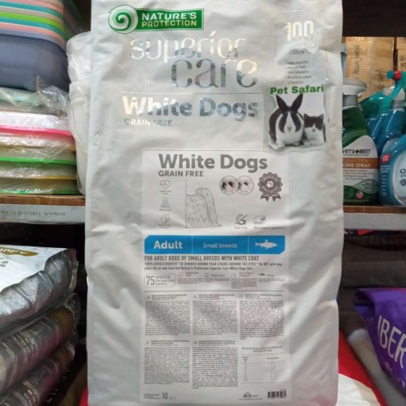 Promo Dog Food Natures Protection White Dog Adult With Herring 10 kg