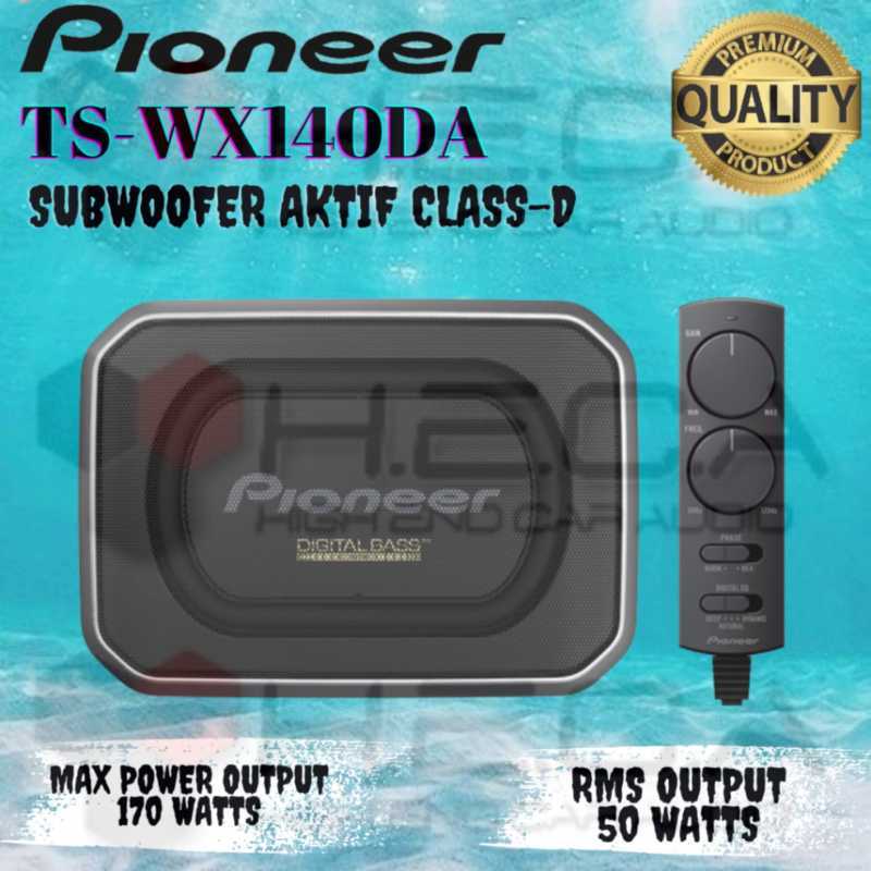 Jual Pioneer TSWX140DA Subwoofer Aktif Active Under Seat Bass Kolong
