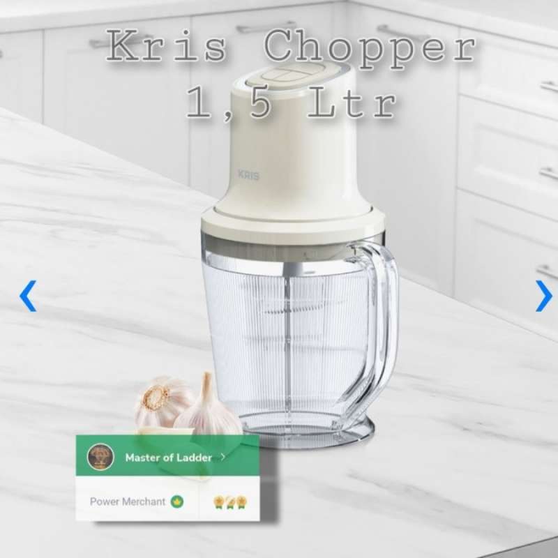 Promo Kris Mini Chopper 1,5 Liter / Krisbow Blender Penggiling Bumbu