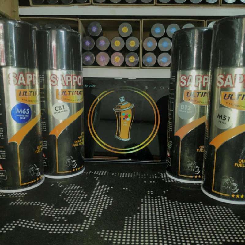 Jual paket pilok sapporo ultimate repaint velg motor sepeda 4 in 1 di