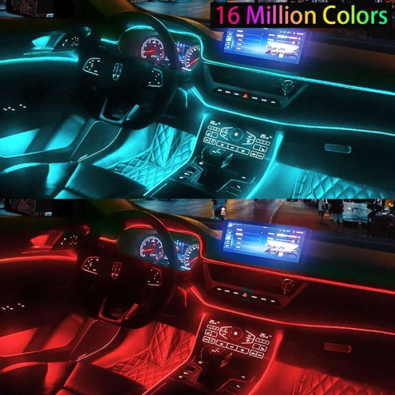 Promo LAMPU INTERIOR MOBIL RGB APPS INTERIOR LED AMBIENT LIGHT ANDROID APPS Diskon 23 di Seller